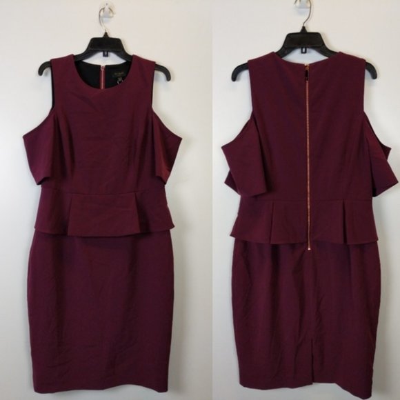 Ted Baker Peplum Pencil Dress - Picture 3 of 6